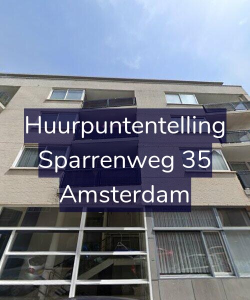Foto gevel Huurpuntentelling voor Sparrenweg 35, Amsterdam