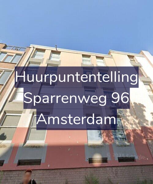Foto gevel Huurpuntentelling voor Sparrenweg 96, Amsterdam