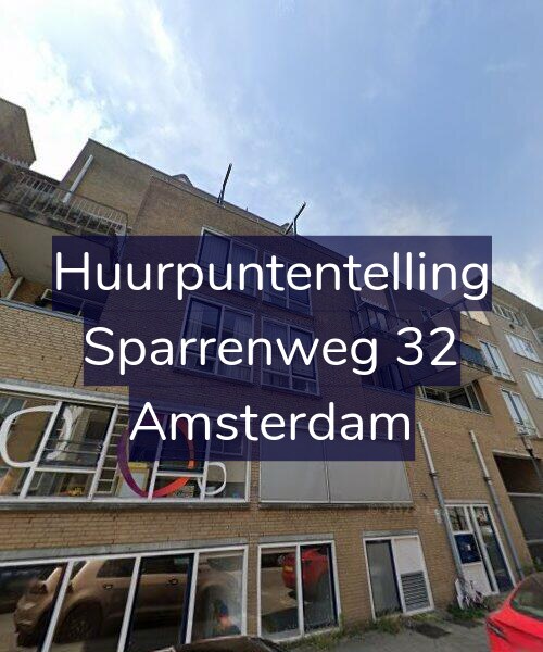 Foto gevel Huurpuntentelling voor Sparrenweg 32, Amsterdam