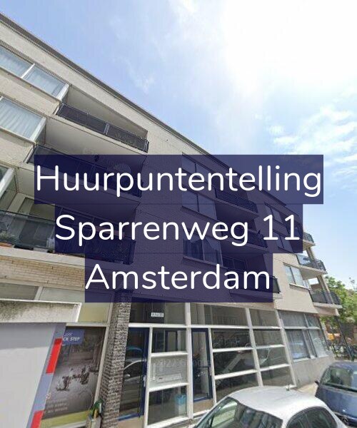 Foto gevel Huurpuntentelling voor Sparrenweg 11, Amsterdam