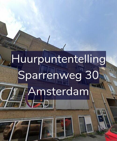 Foto gevel Huurpuntentelling voor Sparrenweg 30, Amsterdam