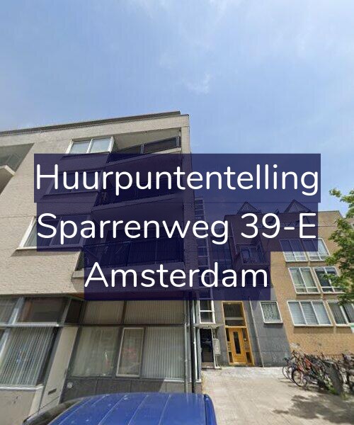 Foto gevel Huurpuntentelling voor Sparrenweg 39-E, Amsterdam