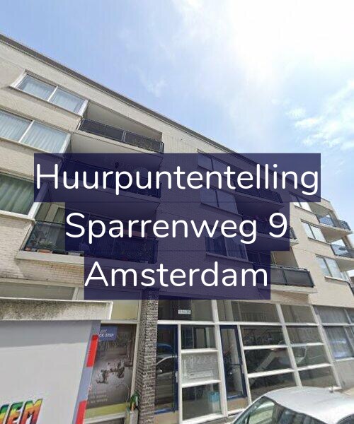 Foto gevel Huurpuntentelling voor Sparrenweg 9, Amsterdam