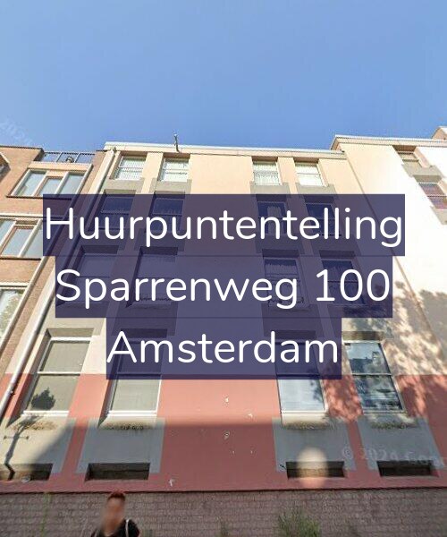 Foto gevel Huurpuntentelling voor Sparrenweg 100, Amsterdam