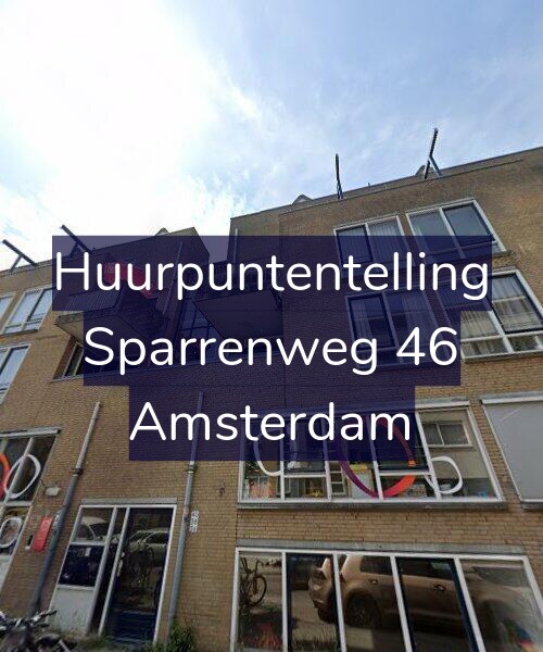 Foto gevel Huurpuntentelling voor Sparrenweg 46, Amsterdam