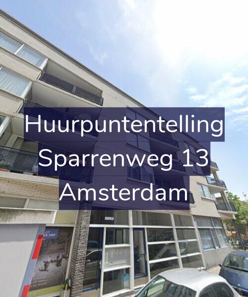 Foto gevel Huurpuntentelling voor Sparrenweg 13, Amsterdam