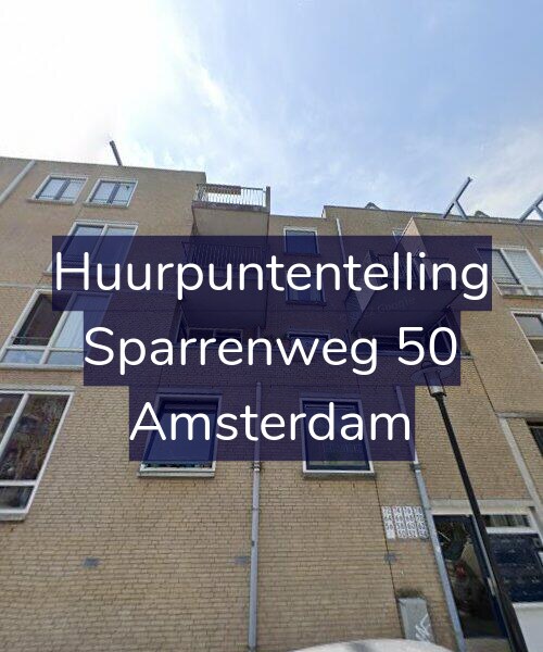 Foto gevel Huurpuntentelling voor Sparrenweg 50, Amsterdam
