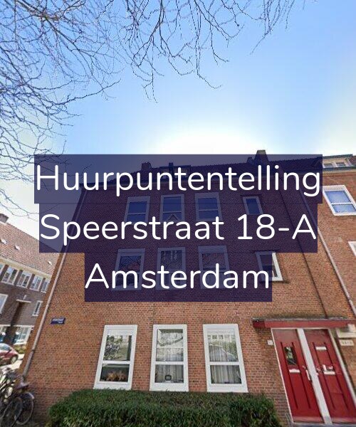 Foto gevel Huurpuntentelling voor Speerstraat 18-A, Amsterdam
