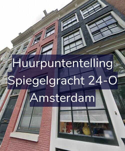 Foto gevel Huurpuntentelling voor Spiegelgracht 24-O, Amsterdam