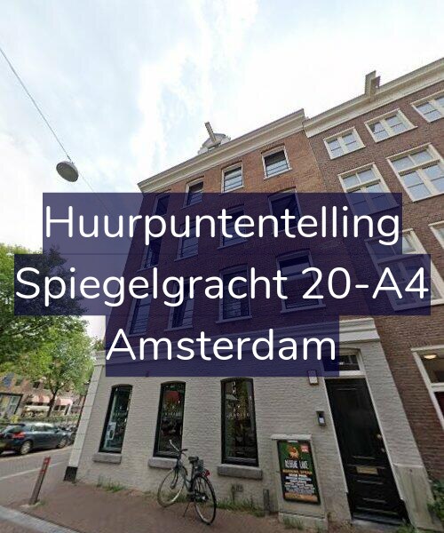 Foto gevel Huurpuntentelling voor Spiegelgracht 20-A4, Amsterdam