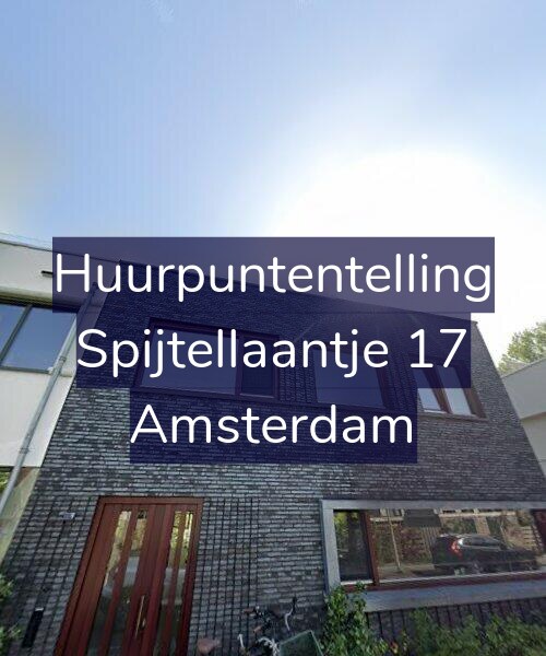 Foto gevel Huurpuntentelling voor Spijtellaantje 17, Amsterdam