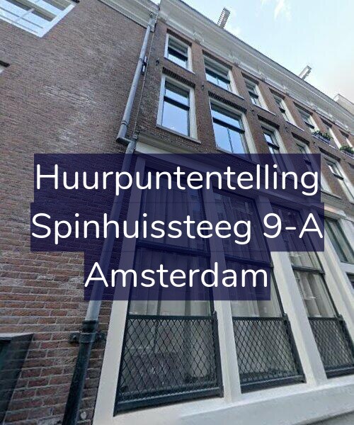 Foto gevel Huurpuntentelling voor Spinhuissteeg 9-A, Amsterdam