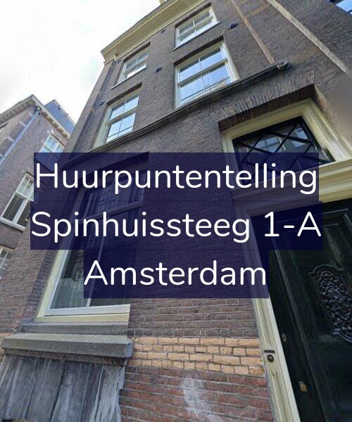 Foto gevel Huurpuntentelling voor Spinhuissteeg 1-A, Amsterdam