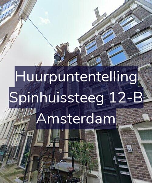 Foto gevel Huurpuntentelling voor Spinhuissteeg 12-B, Amsterdam