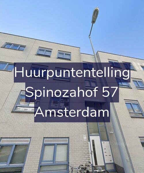 Foto gevel Huurpuntentelling voor Spinozahof 57, Amsterdam