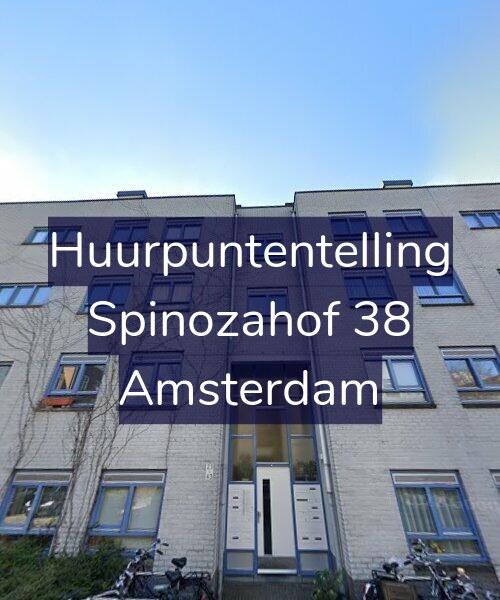 Foto gevel Huurpuntentelling voor Spinozahof 38, Amsterdam