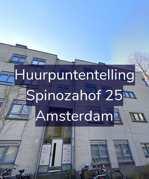 Foto gevel Huurpuntentelling voor Spinozahof 25, Amsterdam