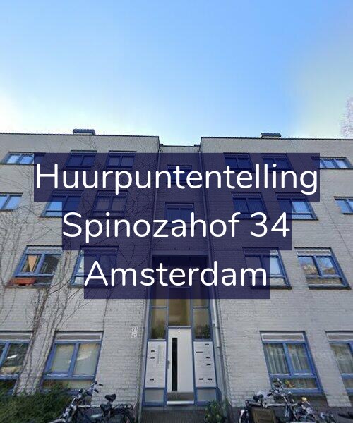 Foto gevel Huurpuntentelling voor Spinozahof 34, Amsterdam