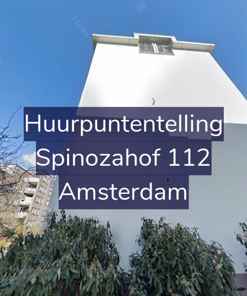 Foto gevel Huurpuntentelling voor Spinozahof 112, Amsterdam