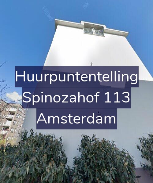 Foto gevel Huurpuntentelling voor Spinozahof 113, Amsterdam