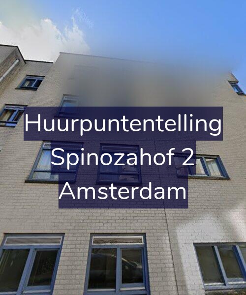 Foto gevel Huurpuntentelling voor Spinozahof 2, Amsterdam