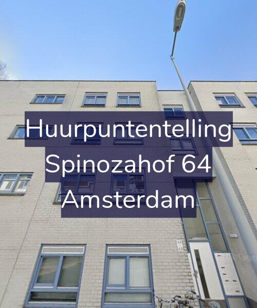Foto gevel Huurpuntentelling voor Spinozahof 64, Amsterdam