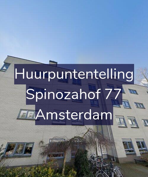 Foto gevel Huurpuntentelling voor Spinozahof 77, Amsterdam