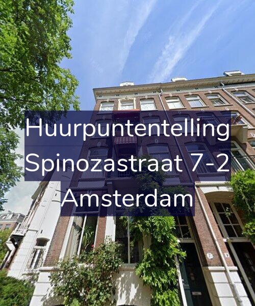 Foto gevel Huurpuntentelling voor Spinozastraat 7-2, Amsterdam