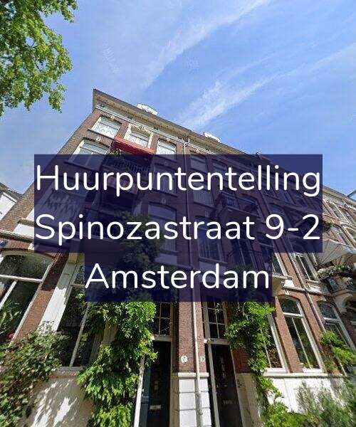 Foto gevel Huurpuntentelling voor Spinozastraat 9-2, Amsterdam