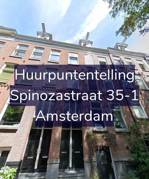 Foto gevel Huurpuntentelling voor Spinozastraat 35-1, Amsterdam