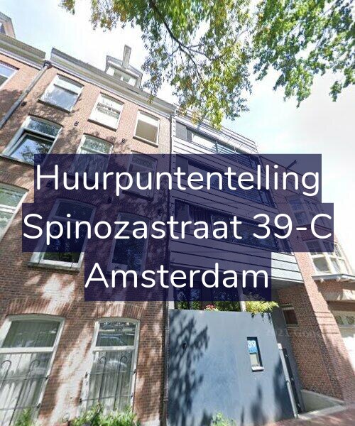 Foto gevel Huurpuntentelling voor Spinozastraat 39-C, Amsterdam