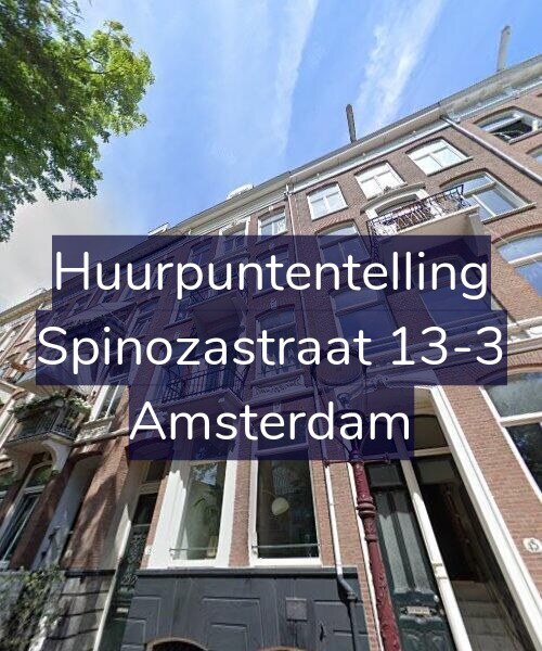 Foto gevel Huurpuntentelling voor Spinozastraat 13-3, Amsterdam