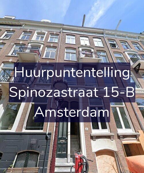 Foto gevel Huurpuntentelling voor Spinozastraat 15-B, Amsterdam