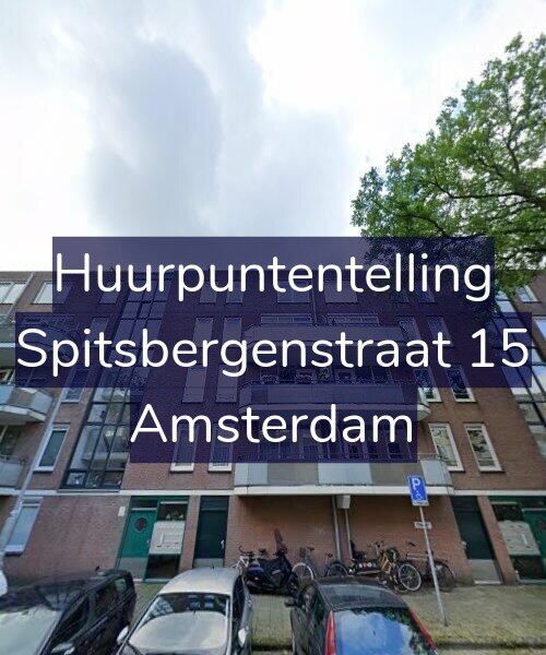 Foto gevel Huurpuntentelling voor Spitsbergenstraat 15, Amsterdam