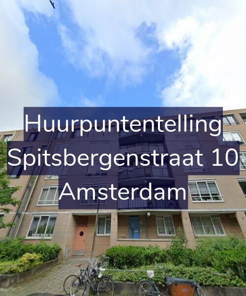 Foto gevel Huurpuntentelling voor Spitsbergenstraat 10, Amsterdam