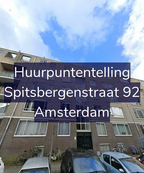 Foto gevel Huurpuntentelling voor Spitsbergenstraat 92, Amsterdam