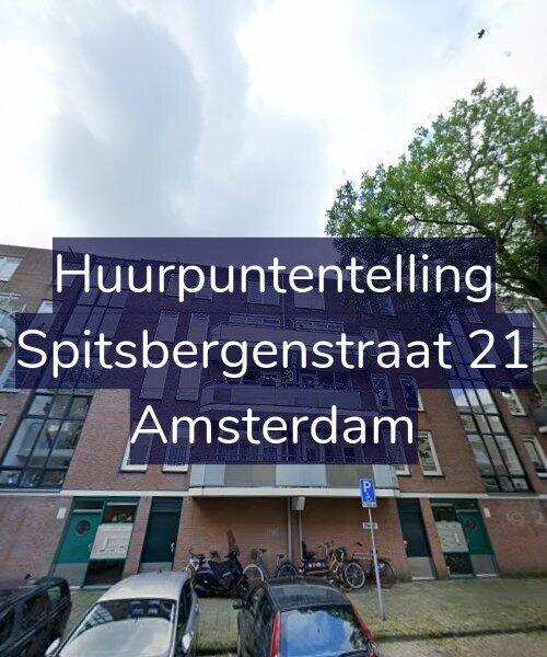Foto gevel Huurpuntentelling voor Spitsbergenstraat 21, Amsterdam