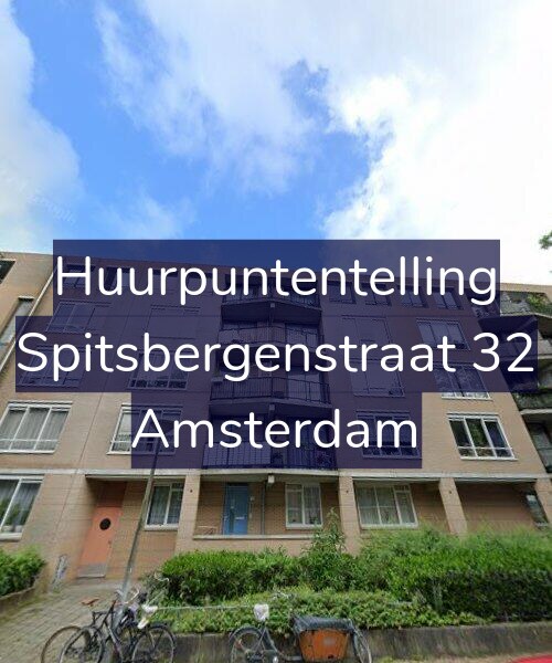 Foto gevel Huurpuntentelling voor Spitsbergenstraat 32, Amsterdam