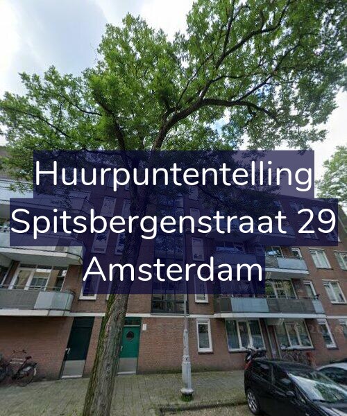 Foto gevel Huurpuntentelling voor Spitsbergenstraat 29, Amsterdam