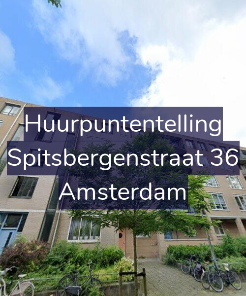 Foto gevel Huurpuntentelling voor Spitsbergenstraat 36, Amsterdam