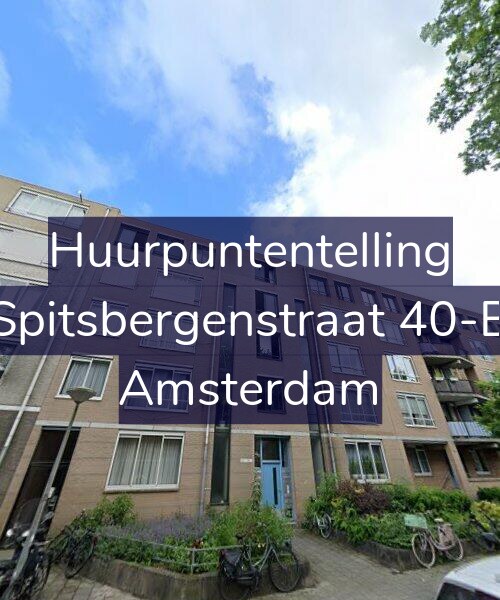Foto gevel Huurpuntentelling voor Spitsbergenstraat 40-B, Amsterdam