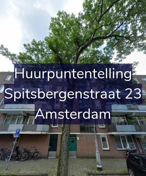 Foto gevel Huurpuntentelling voor Spitsbergenstraat 23, Amsterdam