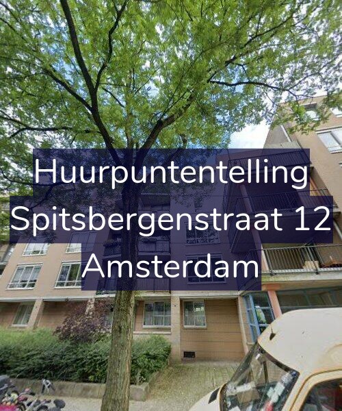 Foto gevel Huurpuntentelling voor Spitsbergenstraat 12, Amsterdam