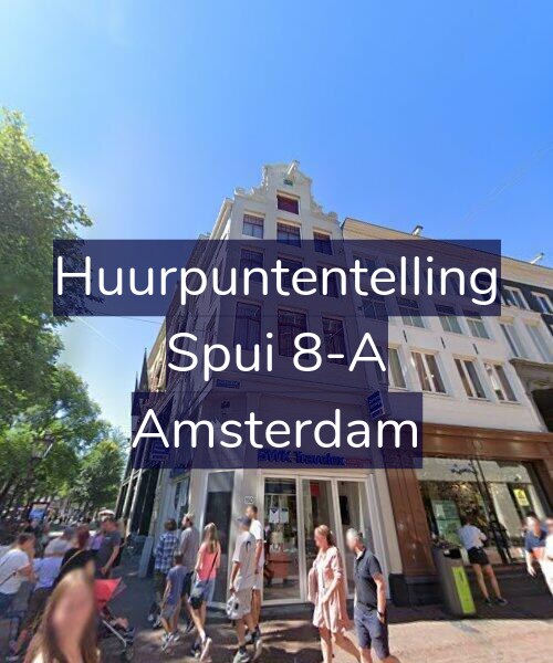 Foto gevel Huurpuntentelling voor Spui 8-A, Amsterdam
