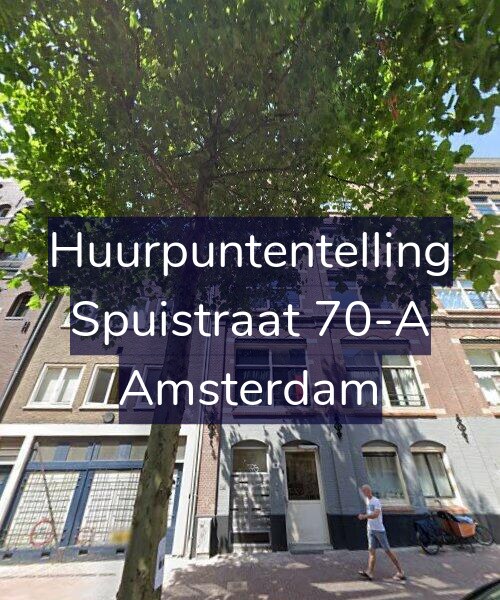 Foto gevel Huurpuntentelling voor Spuistraat 70-A, Amsterdam