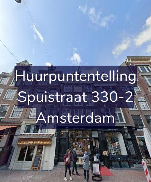 Foto gevel Huurpuntentelling voor Spuistraat 330-2, Amsterdam