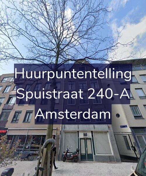 Foto gevel Huurpuntentelling voor Spuistraat 240-A, Amsterdam