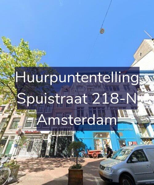 Foto gevel Huurpuntentelling voor Spuistraat 218-N, Amsterdam