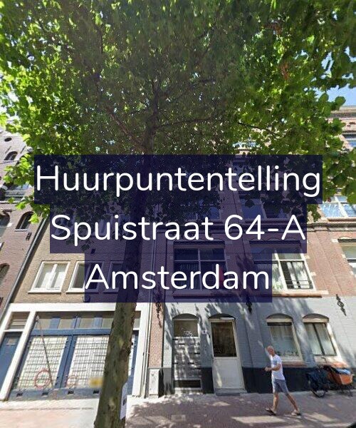 Foto gevel Huurpuntentelling voor Spuistraat 64-A, Amsterdam