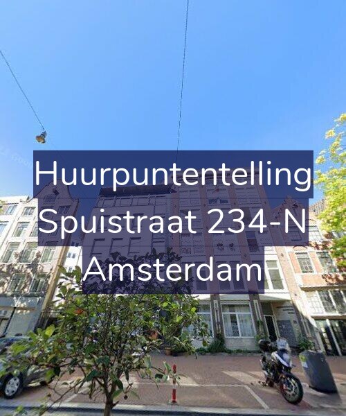 Foto gevel Huurpuntentelling voor Spuistraat 234-N, Amsterdam